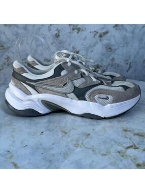 Nike AL8 Womens Size 8.5 Running Shoes White Beige Athletic Trainer Sneakers A1